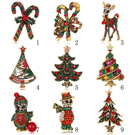Broche Navideño Árbol de Navidad y Papá Noel - Image 22