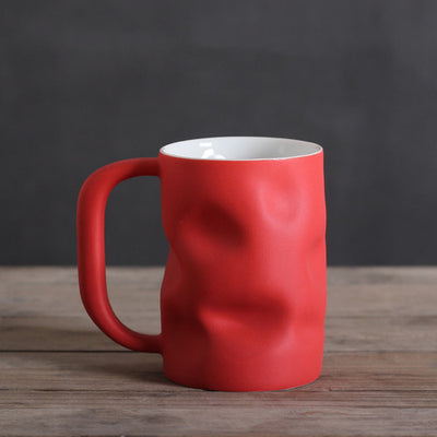 Taza Azul Klein Grande de Cerámica Maciza - Capacidad Amplia - Image 8