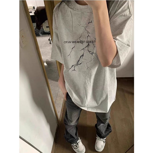 Camiseta Corta Estampado Rayo para Hombre - Image 2