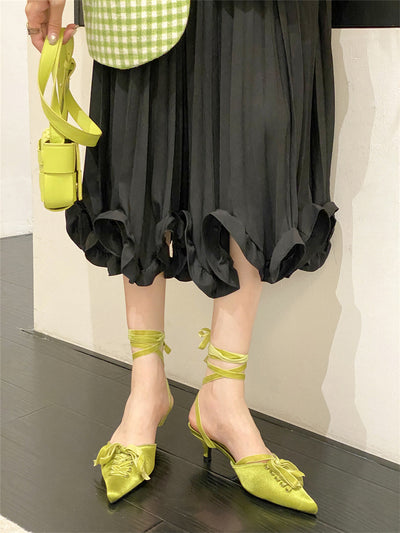 Sandalias Elegantes con Punta Francesa y Tiras Ajustables para Verano - Image 6