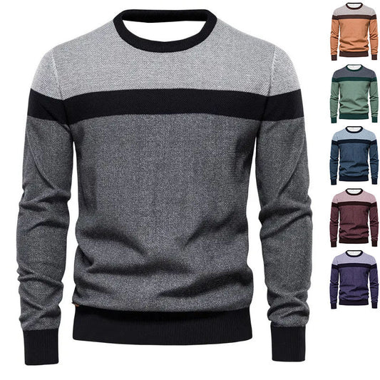 Playera de Cuello Redondo con Estampado 3D y Rayas para Hombre