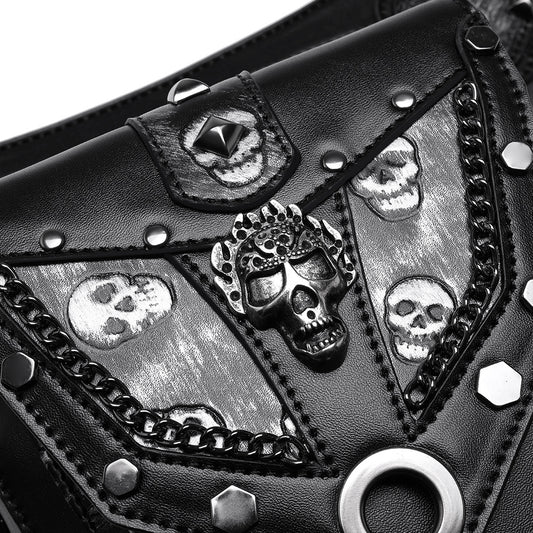 Bolso Messenger de Calavera para Dama - Diseño Único de Hombro Único - Image 2