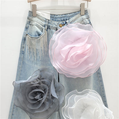 Jeans Cintura Alta Estilo Industrial Europeo y Americano - Image 2