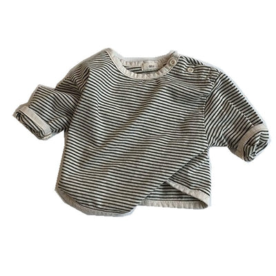 Camiseta Infantil de Algodón Manga Larga Versátil - Image 6
