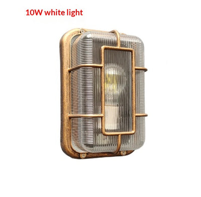 Luminaria Decorativa Industrial Retro de Aluminio Fundido para Exteriores - Image 12