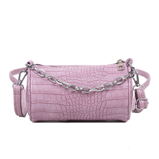 Bolsa Mensajera Cilíndrica de Un Solo Hombro - Image 7