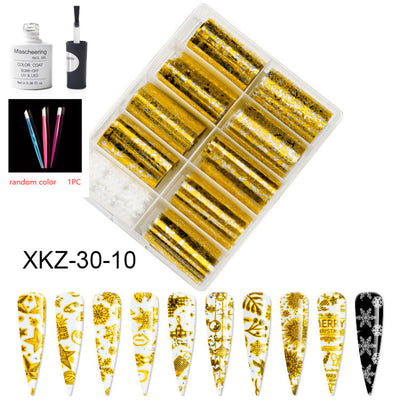 Set de 12 Láminas Decorativas para Uñas - Transferencias Nail Art - Image 76