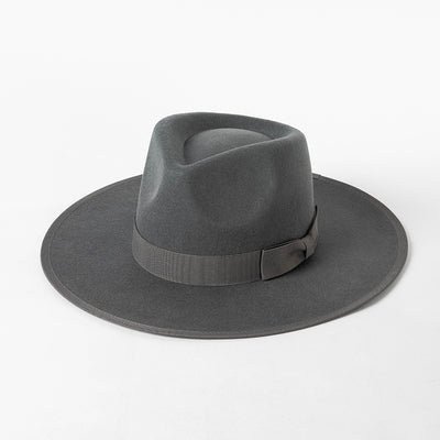 Sombrero de Lana Retro Jazz con Lazo y Corona Elegante - Image 10