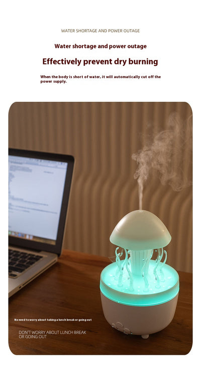 Difusor de Aroma con Luz Nocturna LED Multicolor y Efecto Gota de Agua - Image 25