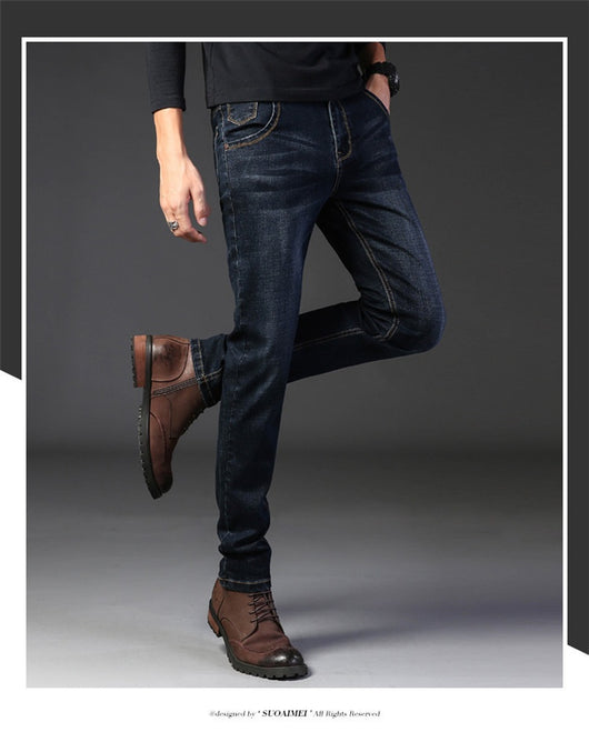 Jeans Ejecutivos de Verano para Hombre - Corte Recto Elástico y Cómodo - Image 11