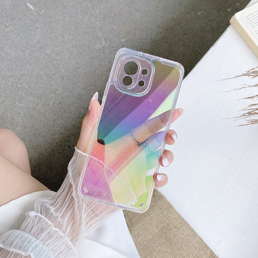 Funda Protectora Bicolor con Bordes Suaves y Efecto Espejo - Image 10