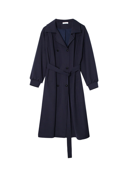 Chaqueta Cortavientos Larga para Mujer - Estilo Coreano Casual Holgado
