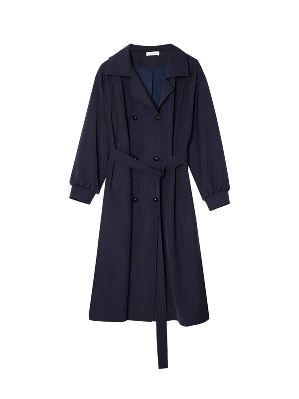 Chaqueta Cortavientos Larga para Mujer - Estilo Coreano Casual Holgado