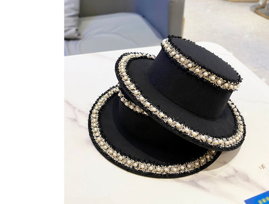 Sombrero de Lana para Mujer con Perla - Estilo Bucket Elegante - Image 8