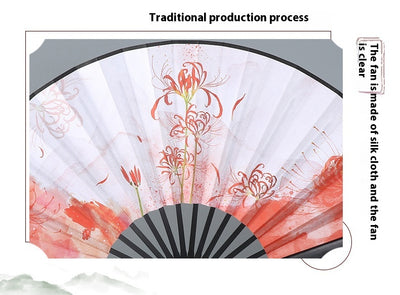 Abanico Plegable de la Serie Antigua Han Chinese Clothes Match - Image 27