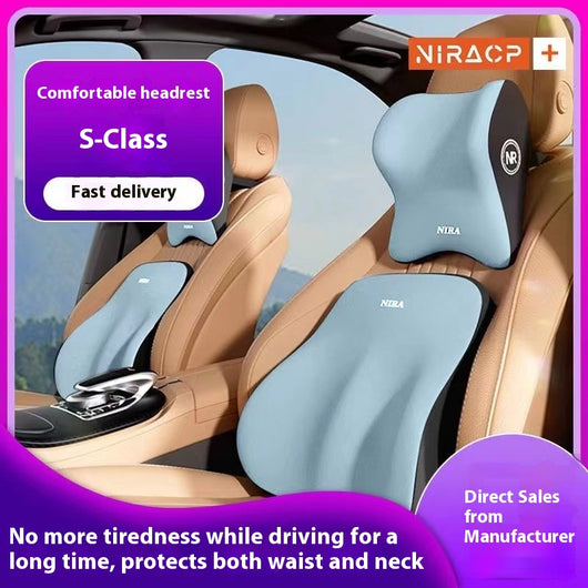 Cojín de Espuma Viscoelástica para Cintura y Reposacabezas Automotriz - Image 3