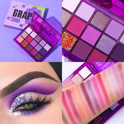 Paleta de Sombras Neon Party 15 Colores - Brillos, Glitter y Tonos Mate - Image 16
