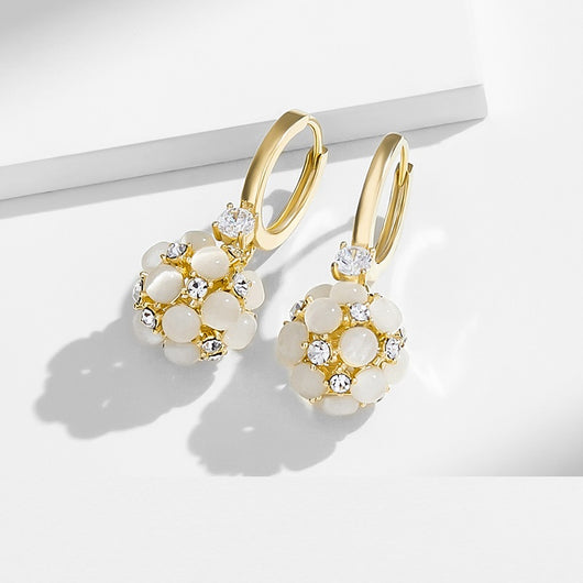 Aretes de Ópalo Elegantes para Mujer - Lujo y Sofisticación - Image 9