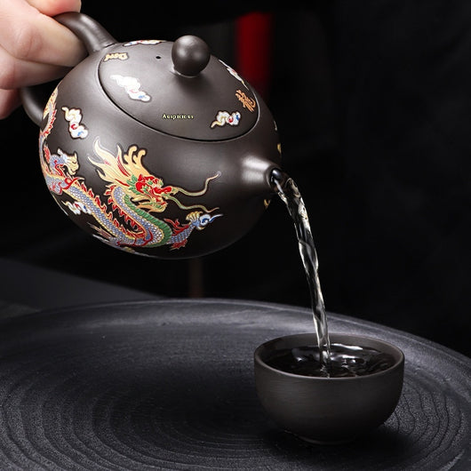 Tetera Kung Fu de Cerámica con Activación por Agua
