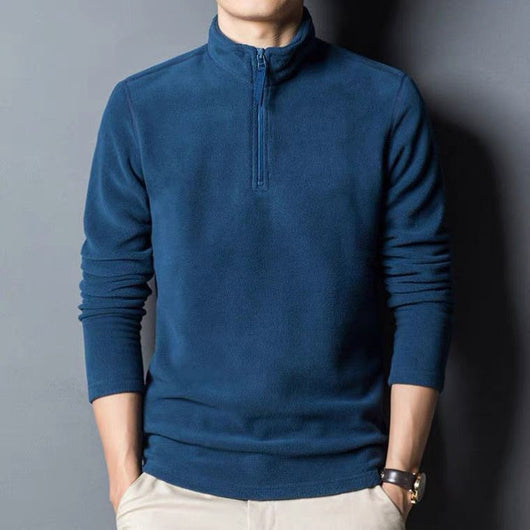 Sudadera Térmica con Cuello Mock Estilo Hoodie para Hombre - Image 4