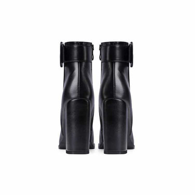 Zapatos de Cuero Suave para Mujer con Tacón Grueso Alto - Image 12