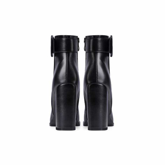 Zapatos de Cuero Suave para Mujer con Tacón Grueso Alto - Image 12