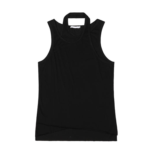 Chaleco Camiseta de Doble Capa Estilo Relajado Versátil - Image 10