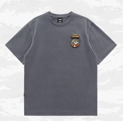 Camiseta Manga Corta Bordada para Hombre