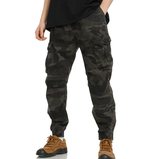 Pantalones de Trabajo Estilo Camuflaje Europeo-Americano para Hombre - Image 8