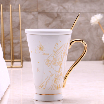 Taza de Cerámica Mitología Griega con Tapa y Cuchara - Image 7