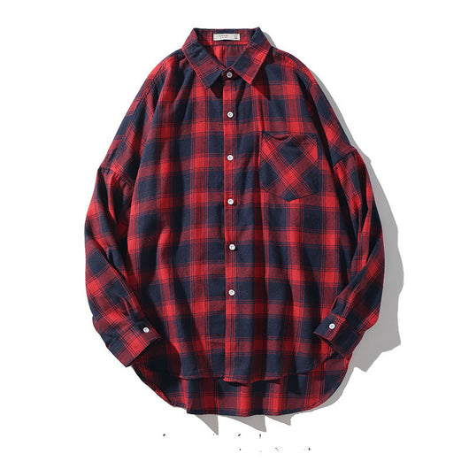Camisa de Manga Larga a Cuadros para Hombre en Poliéster - Image 3