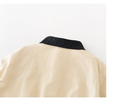 Cardigan con Cuello Grande y Cierre de Cremallera para Niños - Image 10