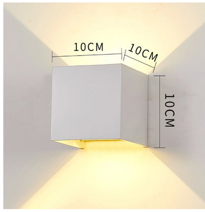 Lámpara de Pared LED Exterior Resistente al Agua Diseño Minimalista - Image 6
