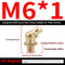 M 6*1 10 Piezas