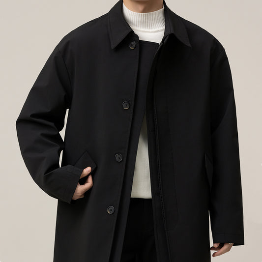 Abrigo Holgado Largo Tipo Duster para Hombre - Image 2