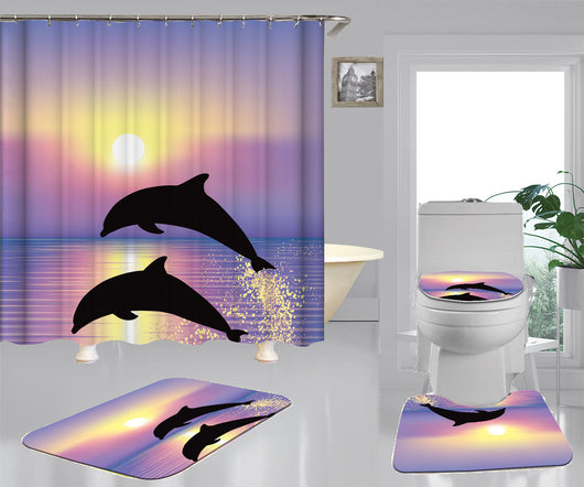 Cortina de Baño con Impresión Digital Océano - Image 2