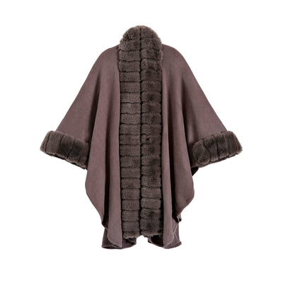 Abrigo de Punto Oversized con Cuello de Conejo Artificial - Image 16
