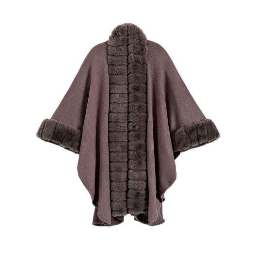 Abrigo de Punto Oversized con Cuello de Conejo Artificial - Image 16