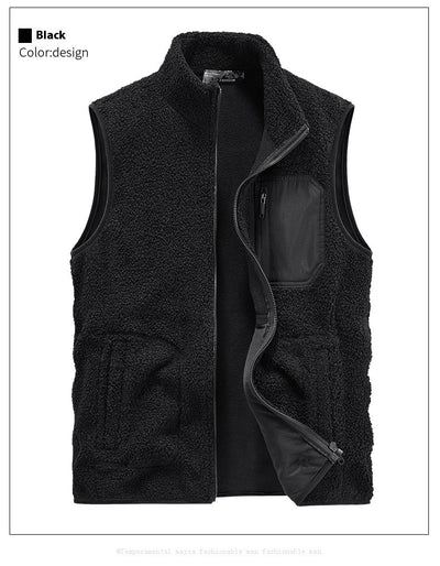 Chaleco de Terciopelo Teddy Liso para Hombre - Image 16