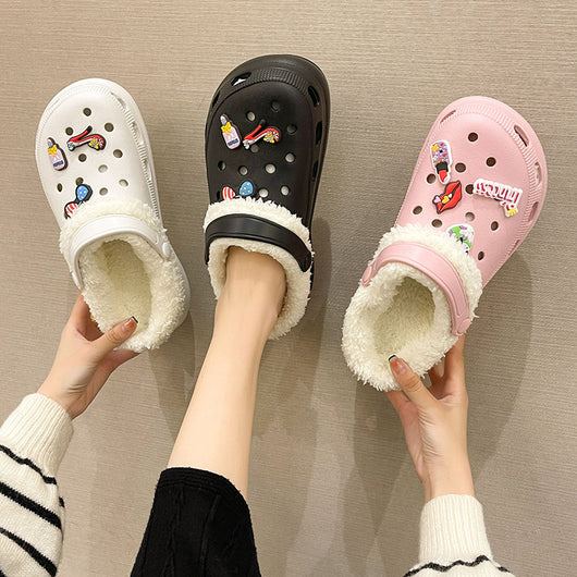 Pantuflas Tipo Pastel de Esponja con Suela Gruesa y Forro de Algodón - Image 13