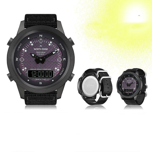 Reloj Deportivo Solar Resistente al Agua para Actividades al Aire Libre - Image 5