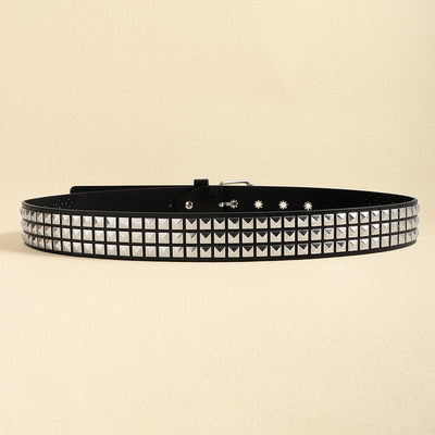 Cinturón Punk Rock con Remaches Balas Negro Unisex - Accesorios Hip-hop de Moda - Image 31