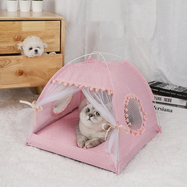 Carpa Portátil para Mascotas - Diseño Plegable y Fácil de Transportar