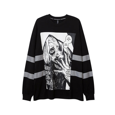 Camiseta Manga Larga Estampado Gothic para Hombre - Image 8