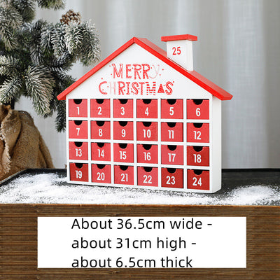 Calendario Navideño de Madera - Decoración Festiva - Image 42