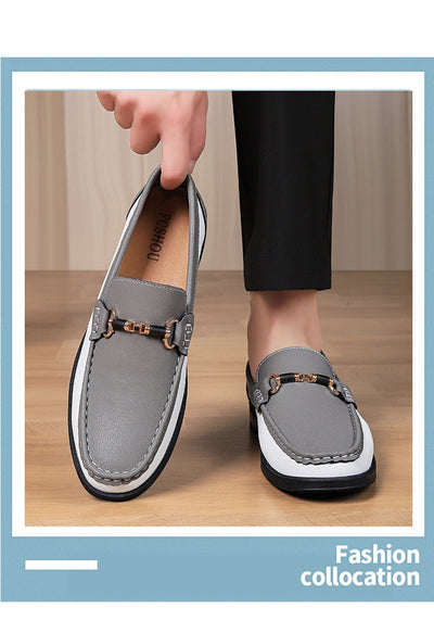 Mocasines de Cuero Genuino para Hombre Talla Grande 47 - Zapatos Casuales Cómodos - Image 16