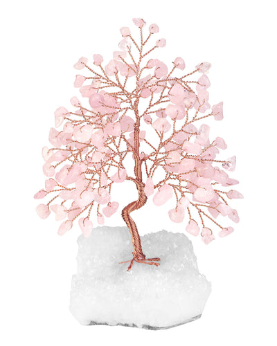 Árbol de Cristal Blanco Miniatura con Base de Grava - Adorno Decorativo - Image 6