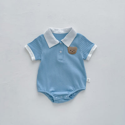 Mameluco Ligero de Verano para Bebé con Diseño de Osito - Image 33