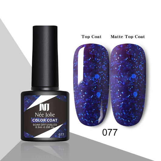 Esmalte de Uñas Gel Rojo Navideño con Brillo Reflectante UV - Image 29