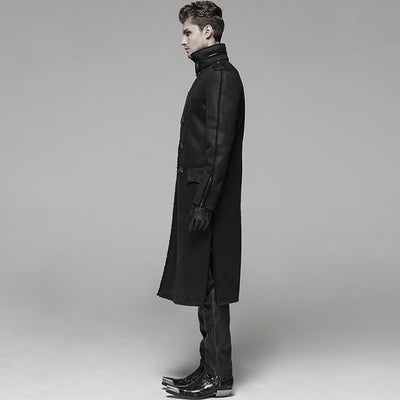 Rompavientos Punk Gothic Rock con Pelaje para Hombre - Image 10
